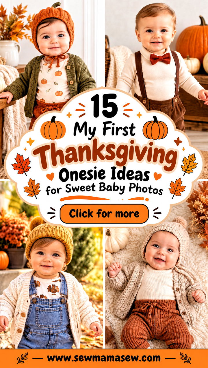 15 My First Thanksgiving Onesie Ideas for Sweet Baby Photos - 15 My First Thanksgiving Onesie Ideas for Sweet Baby Photos
