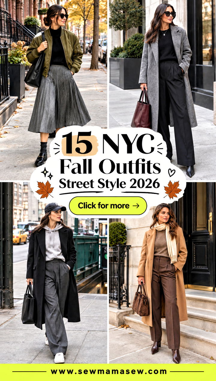 15 NYC Fall Outfits Street Style 2026 for Bold City Looks - 15 NYC Fall Outfits Street Style 2026 for Bold City Looks