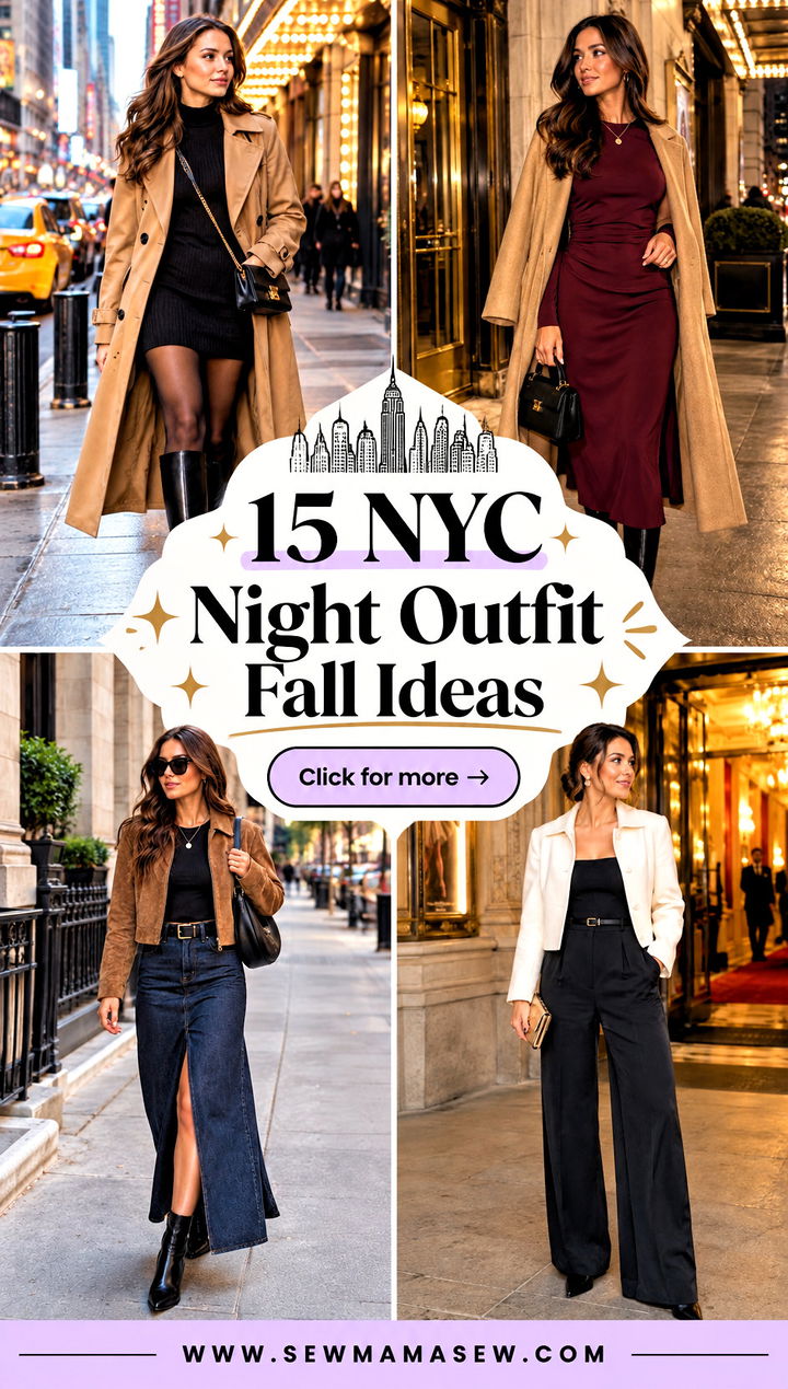 15 NYC Night Outfit Fall Ideas for Memorable Evenings Out - 15 NYC Night Outfit Fall Ideas for Memorable Evenings Out