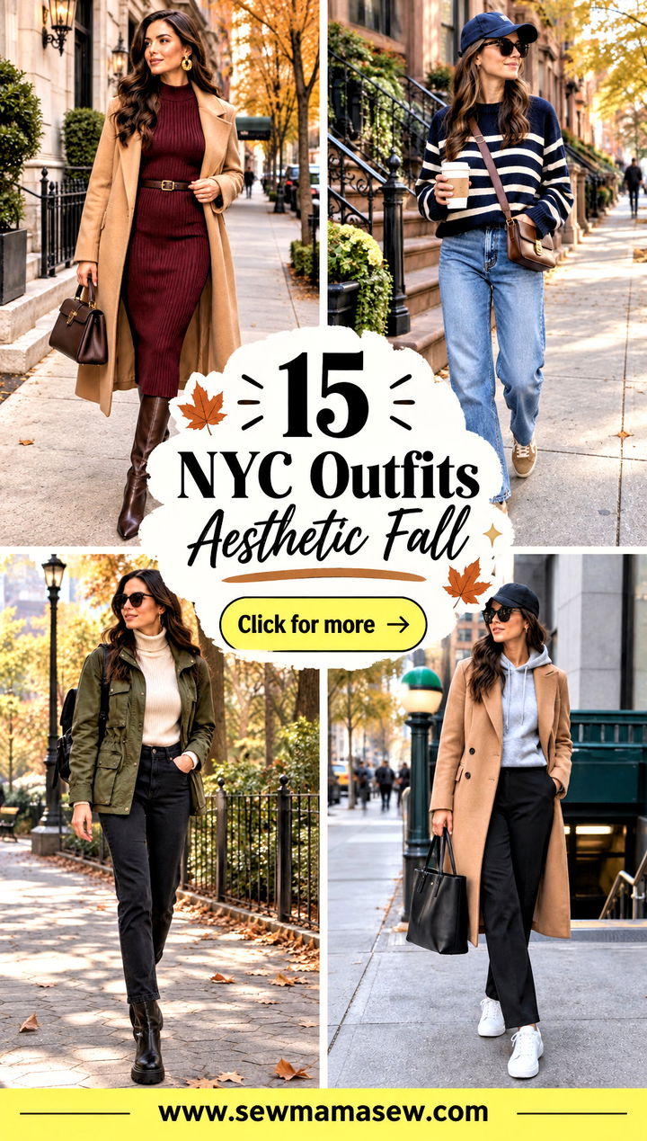 15 NYC Outfits Aesthetic Fall for a Chic Downtown Wardrobe - 15 NYC Outfits Aesthetic Fall for a Chic Downtown Wardrobe