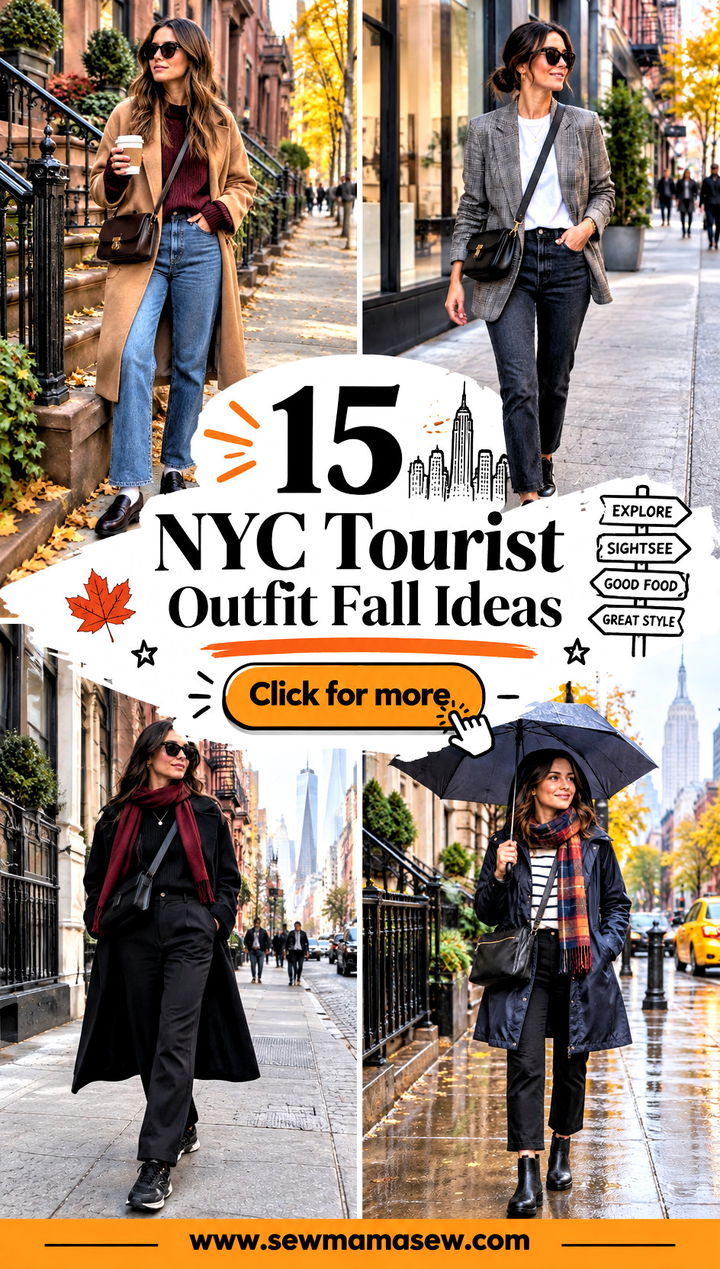 15 NYC Tourist Outfit Fall Ideas for Stylish Walking Days - 15 NYC Tourist Outfit Fall Ideas for Stylish Walking Days