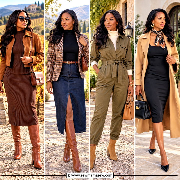 15 Napa Valley Outfit Fall Ideas for Black Women to Try Now