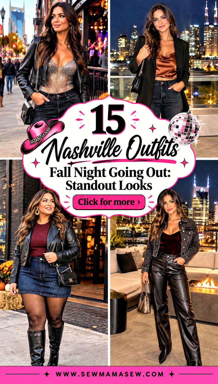 15 Nashville Outfits Fall Night Going Out Standout Looks - 15 Nashville Outfits Fall Night Going Out: Standout Looks