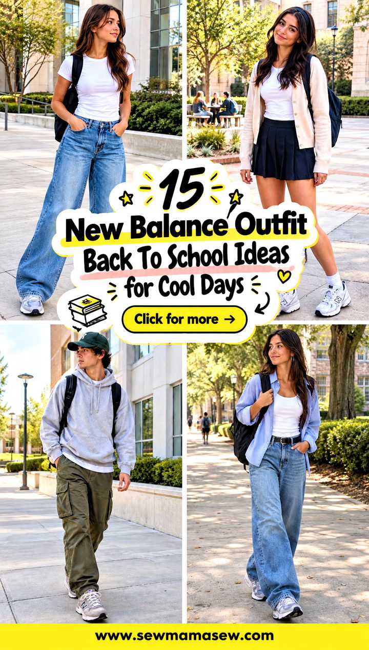 15 New Balance Outfit Back To School Ideas for Cool Days - 15 New Balance Outfit Back To School Ideas for Cool Days