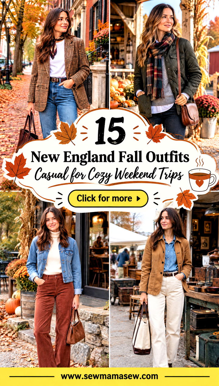 15 New England Fall Outfits Casual for Cozy Weekend Trips - 15 New England Fall Outfits Casual for Cozy Weekend Trips