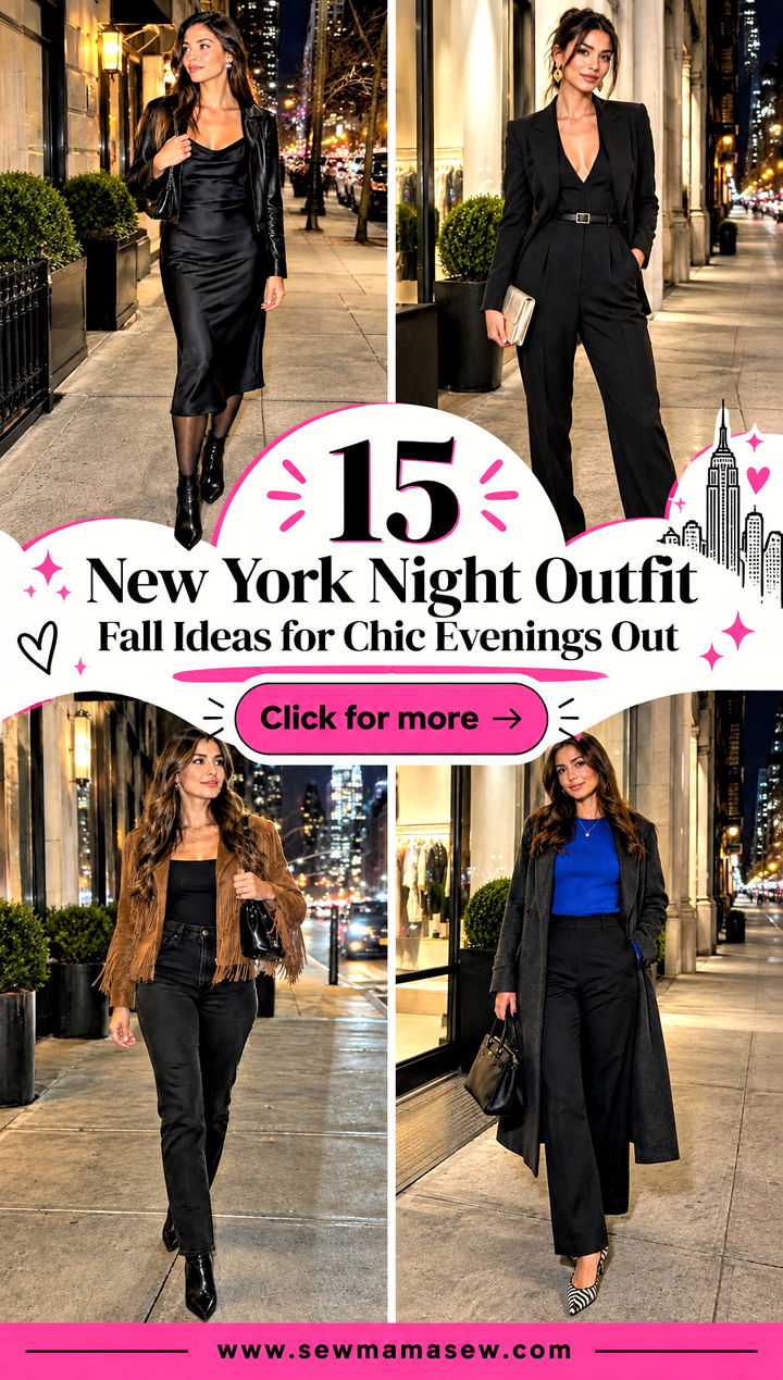 15 New York Night Outfit Fall Ideas for Chic Evenings Out - 15 New York Night Outfit Fall Ideas for Chic Evenings Out