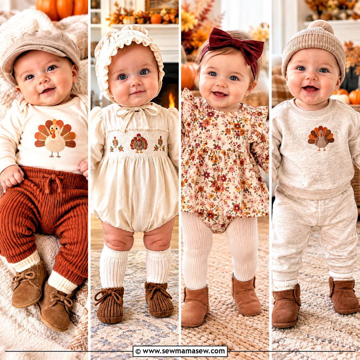 15 Newborn First Thanksgiving Outfit Ideas for Sweet Photos