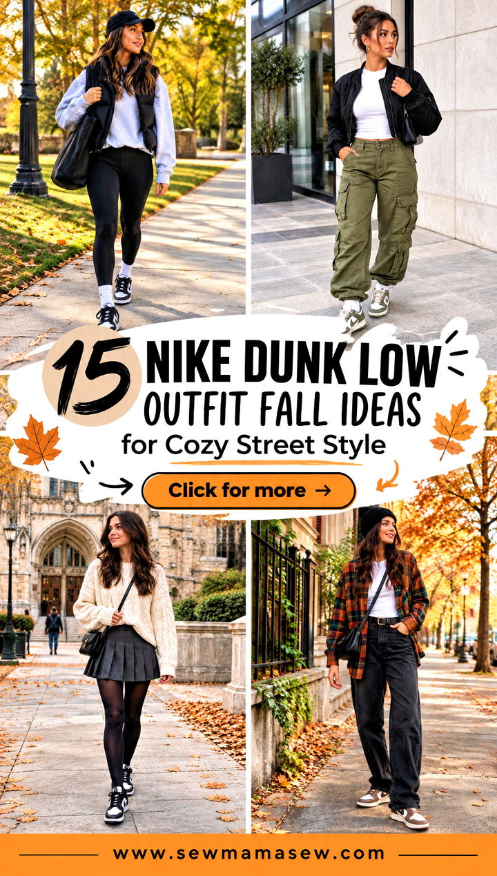 15 Nike Dunk Low Outfit Fall Ideas for Cozy Street Style - 15 Nike Dunk Low Outfit Fall Ideas for Cozy Street Style
