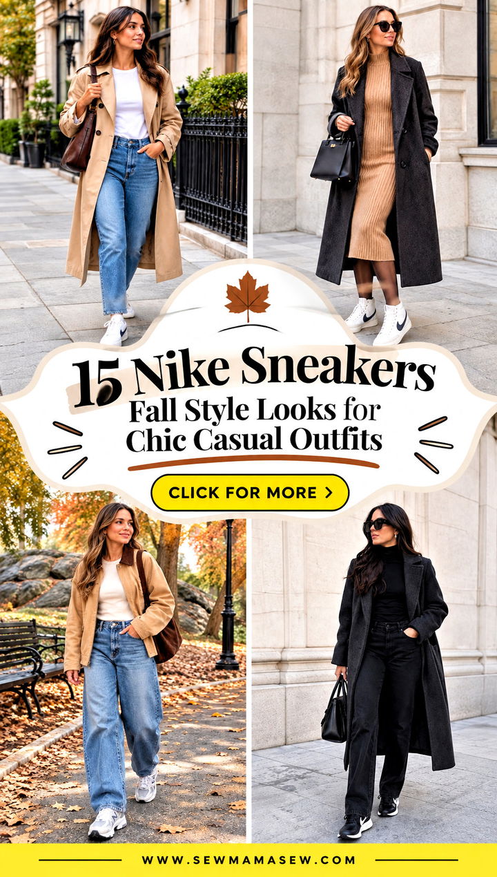 15 Nike Sneakers Fall Style Looks for Chic Casual Outfits - 15 Nike Sneakers Fall Style Looks for Chic Casual Outfits