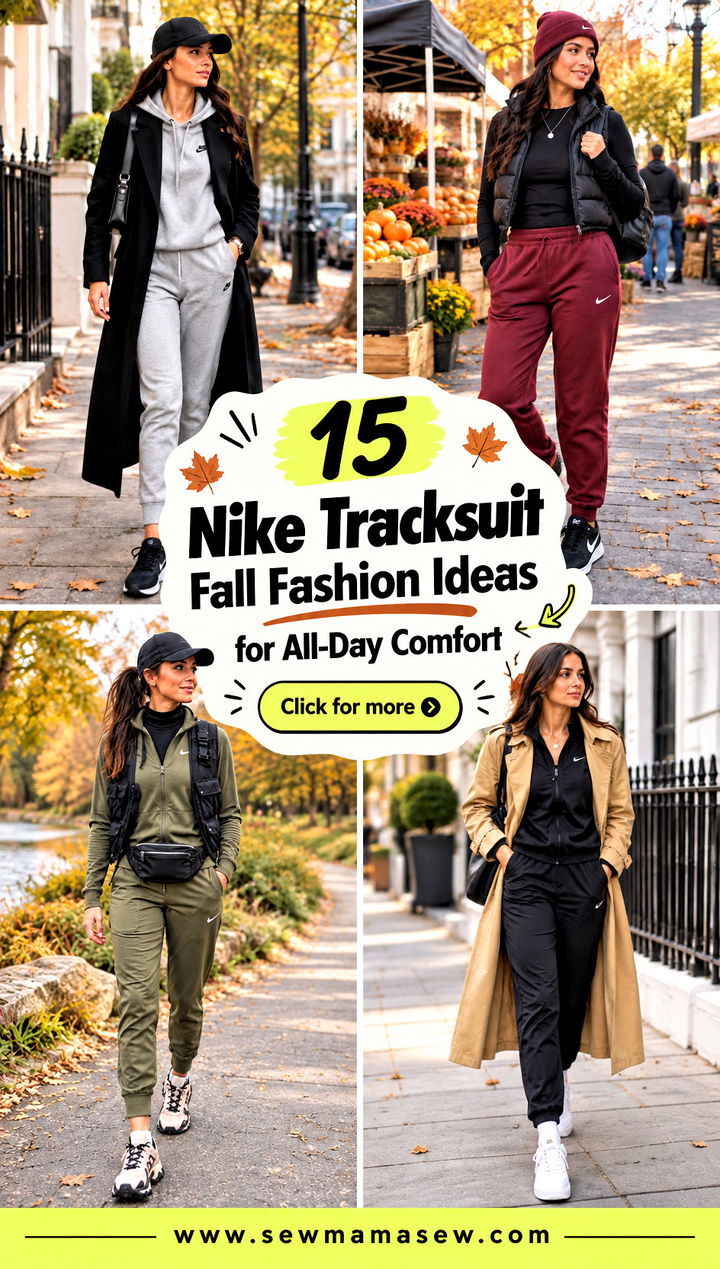 15 Nike Tracksuit Fall Fashion Ideas for All-Day Comfort - 15 Nike Tracksuit Fall Fashion Ideas for All-Day Comfort