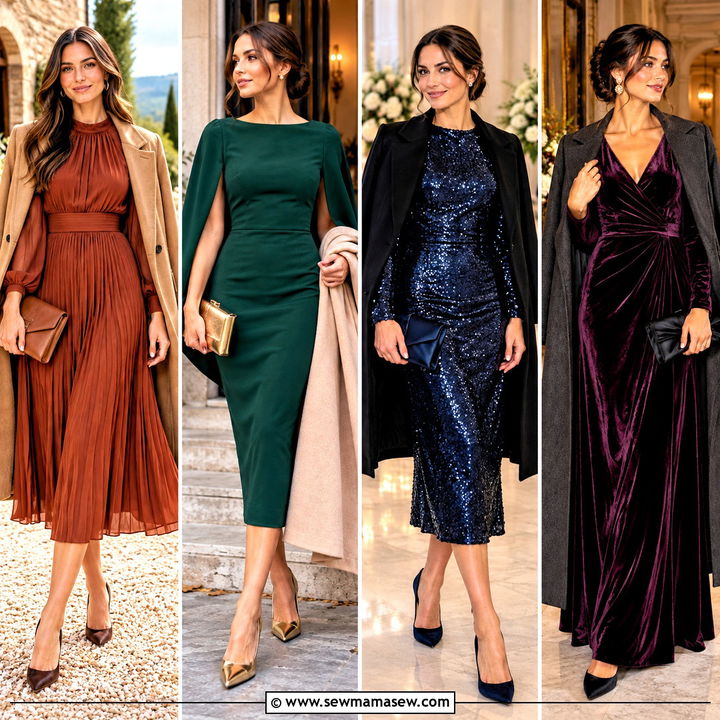 15 November Dresses for Wedding Guest: Chic Autumn Picks