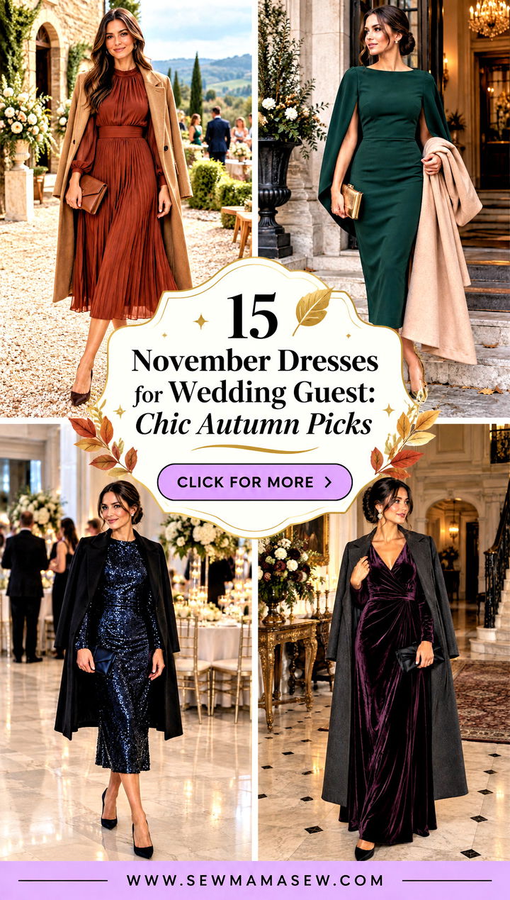 15 November Dresses for Wedding Guest Chic Autumn Picks - 15 November Dresses for Wedding Guest: Chic Autumn Picks