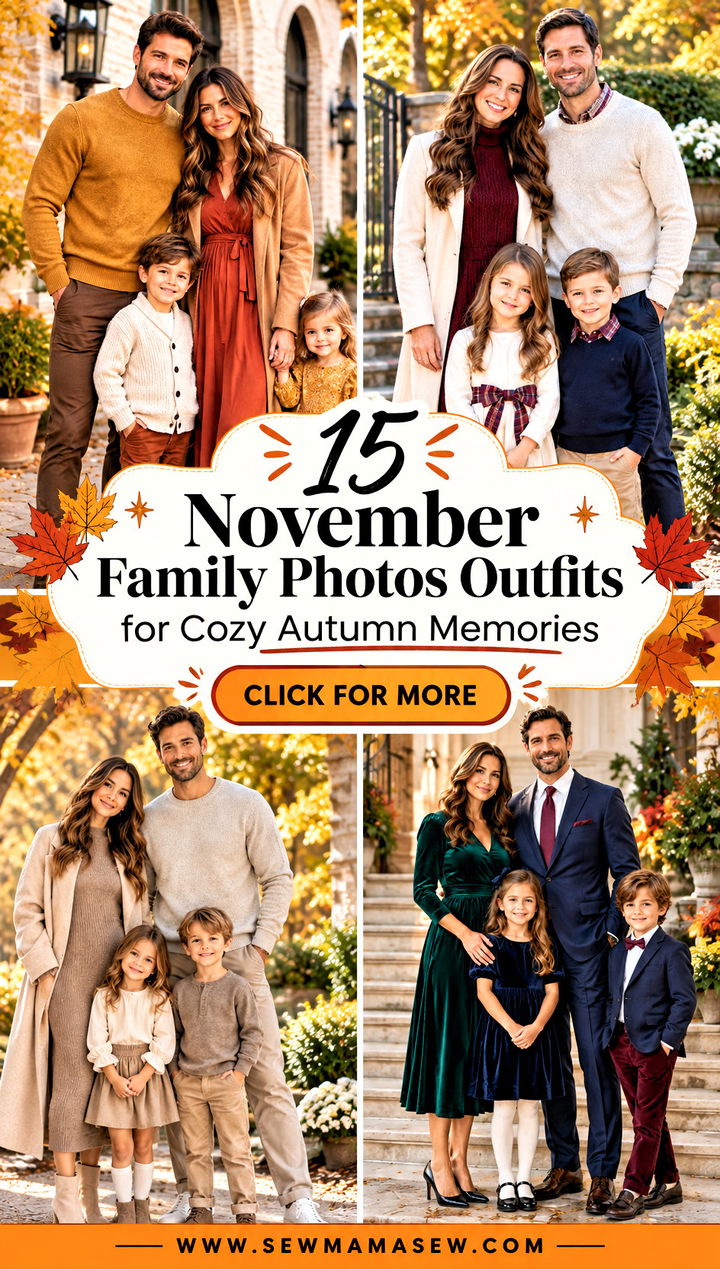 15 November Family Photos Outfits for Cozy Autumn Memories - 15 November Family Photos Outfits for Cozy Autumn Memories