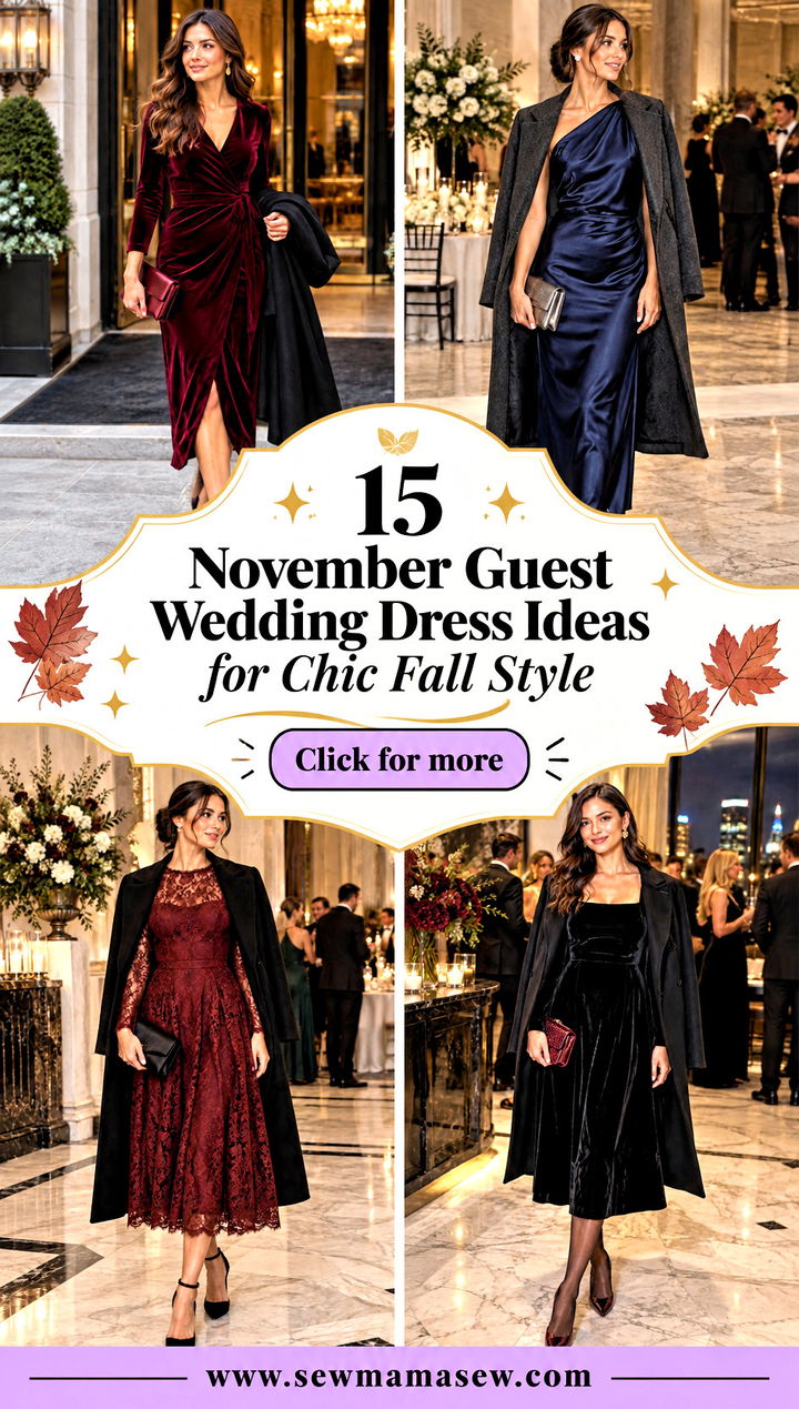 15 November Guest Wedding Dress Ideas for Chic Fall Style - 15 November Guest Wedding Dress Ideas for Chic Fall Style