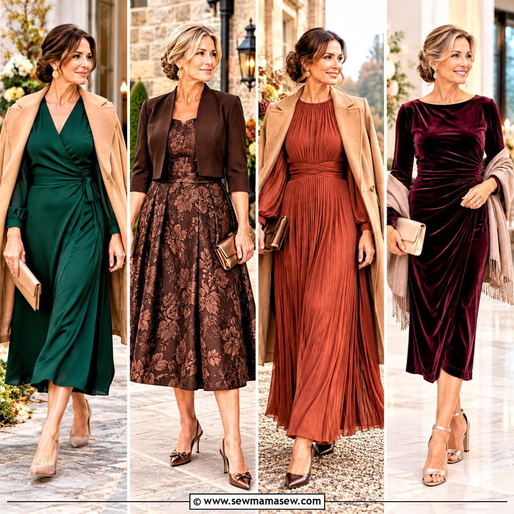 15 November Mother Of The Bride Dress Ideas for Fall Glam
