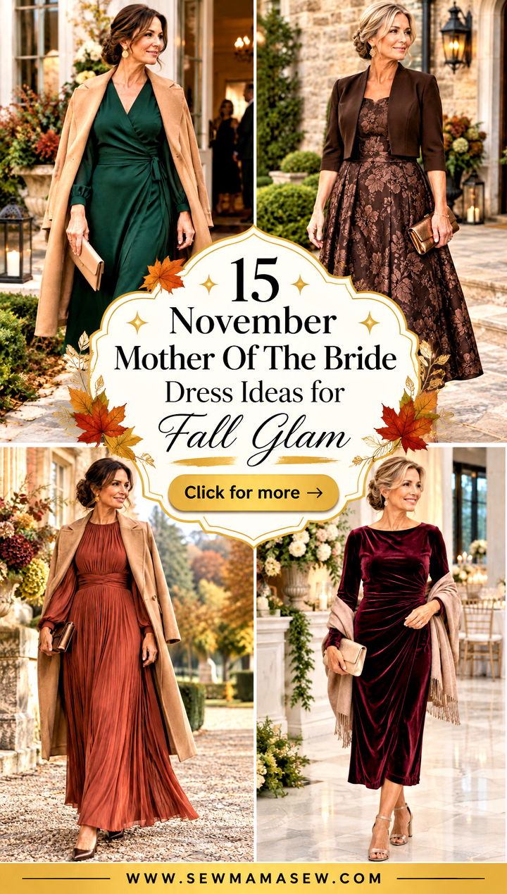 15 November Mother Of The Bride Dress Ideas for Fall Glam - 15 November Mother Of The Bride Dress Ideas for Fall Glam