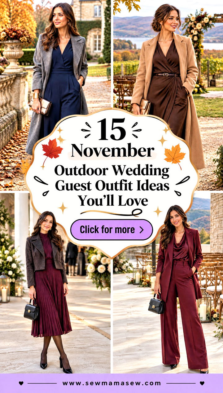 15 November Outdoor Wedding Guest Outfit Ideas Youll Love - 15 November Outdoor Wedding Guest Outfit Ideas You'll Love