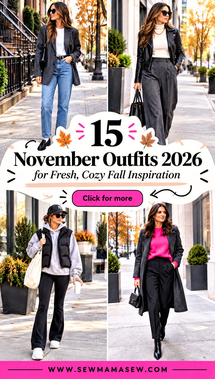 15 November Outfits 2026 for Fresh Cozy Fall Inspiration - 15 November Outfits 2026 for Fresh, Cozy Fall Inspiration