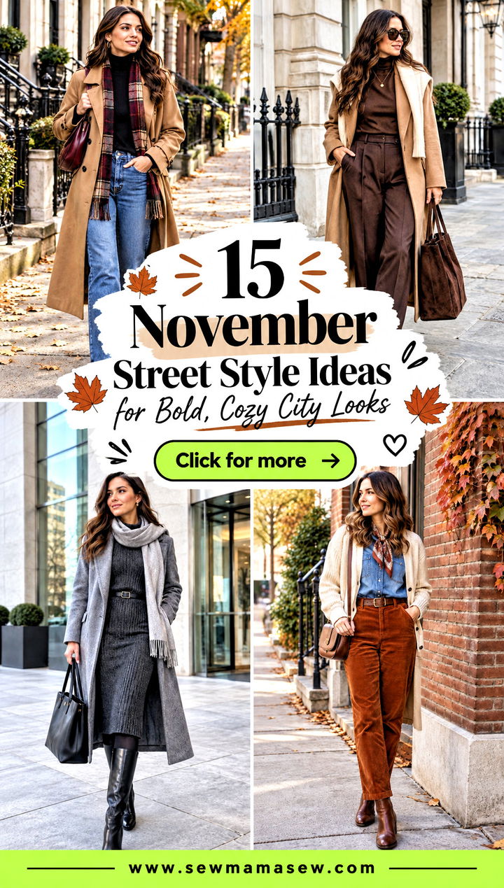 15 November Street Style Ideas for Bold Cozy City Looks - 15 November Street Style Ideas for Bold, Cozy City Looks