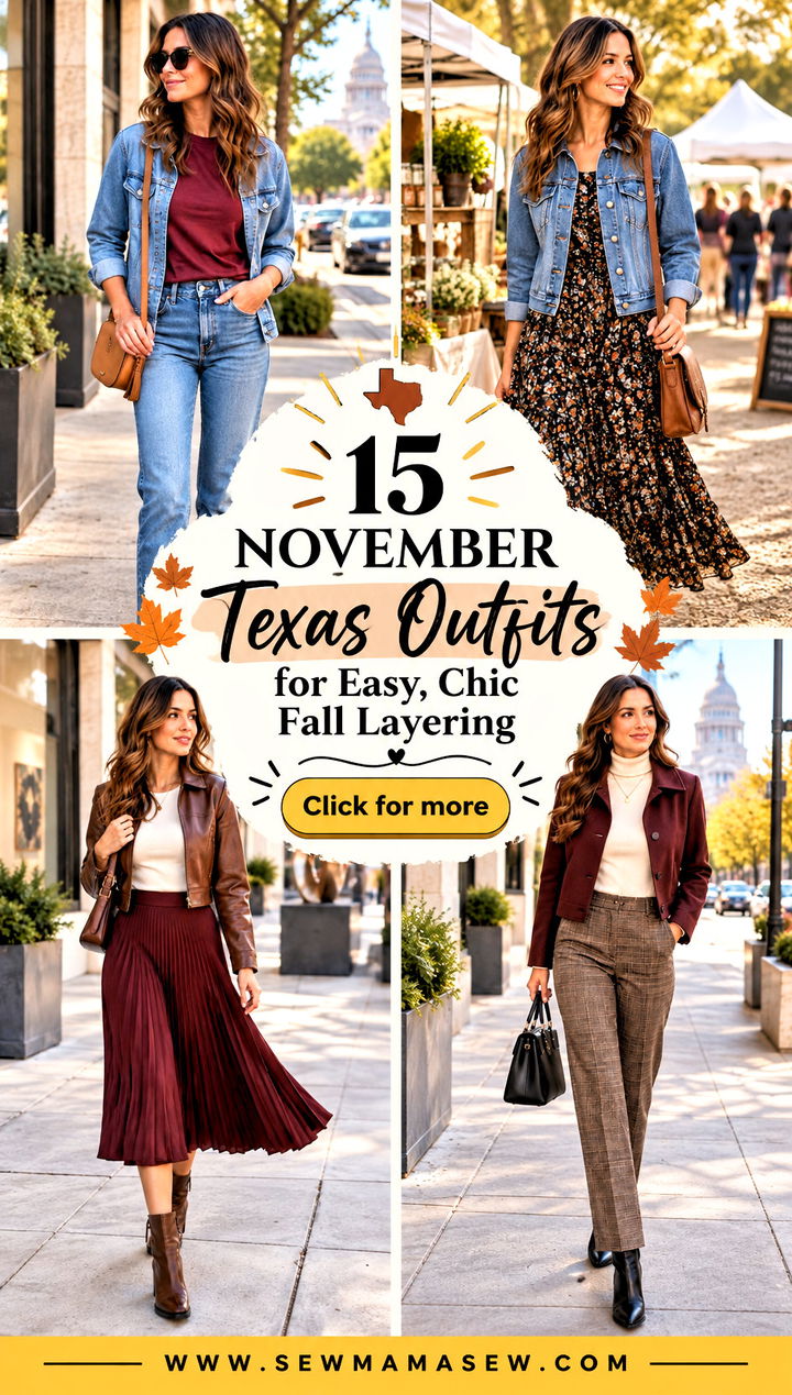 15 November Texas Outfits for Easy Chic Fall Layering - 15 November Texas Outfits for Easy, Chic Fall Layering
