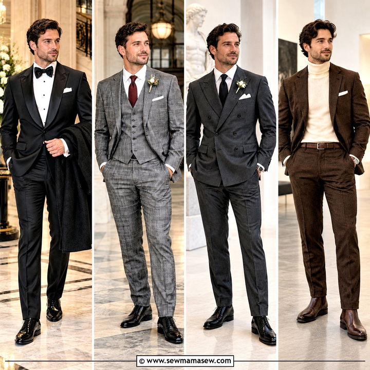 15 November Wedding Groom Attire Ideas for Dapper Fall Style