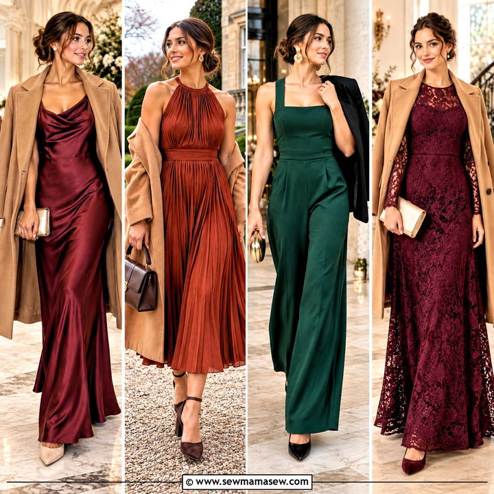 15 November Wedding Party Attire Ideas for Chic Fall Harmony