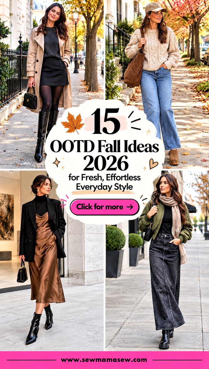 15 OOTD Fall Ideas 2026 for Fresh Effortless Everyday Style - 15 OOTD Fall Ideas 2026 for Fresh, Effortless Everyday Style