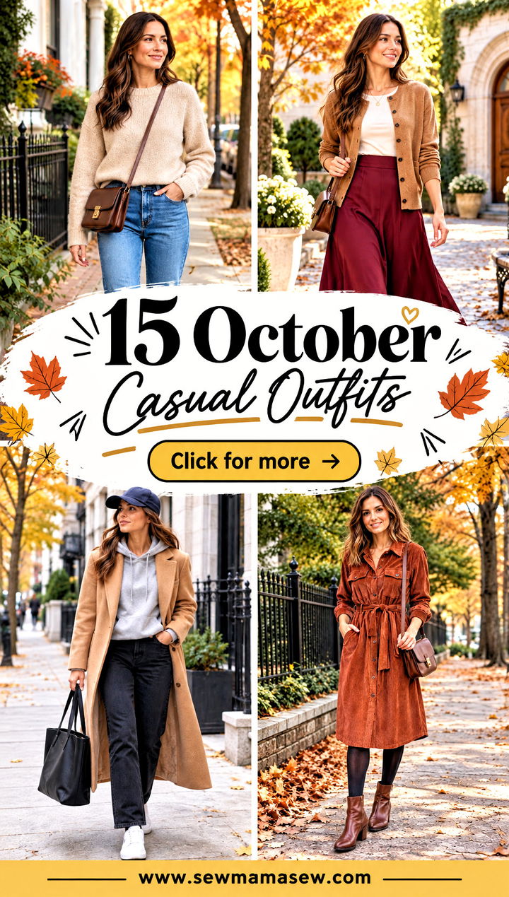15 October Casual Outfits for Cozy Effortless Everyday Style - 15 October Casual Outfits for Cozy, Effortless Everyday Style