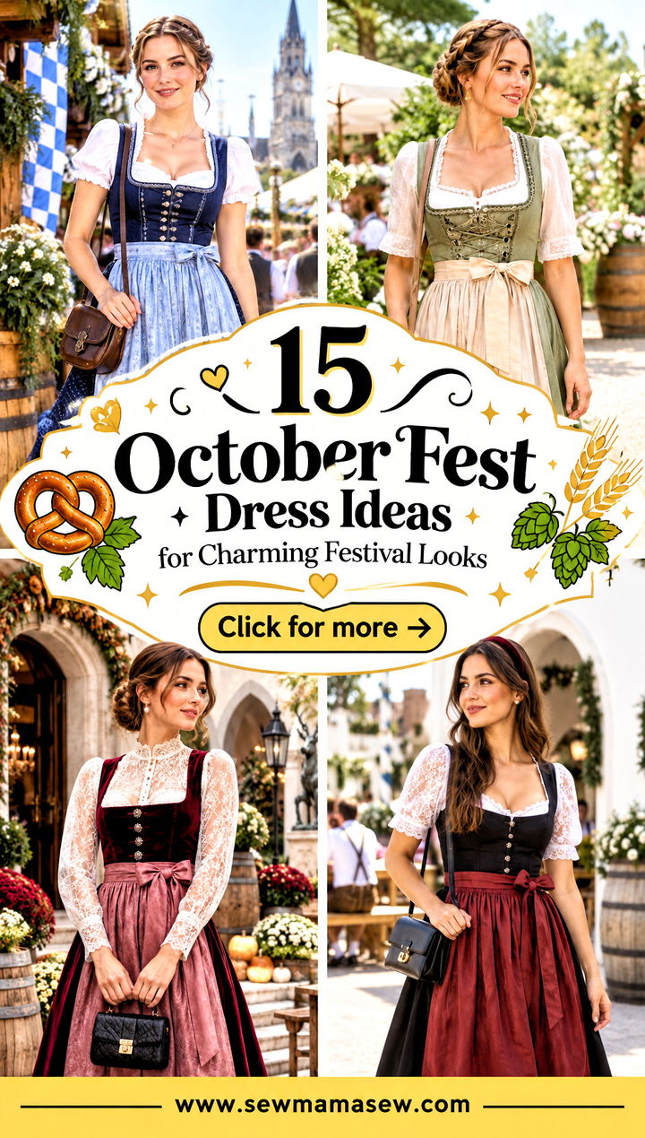 15 October Fest Dress Ideas for Charming Festival Looks - 15 October Fest Dress Ideas for Charming Festival Looks