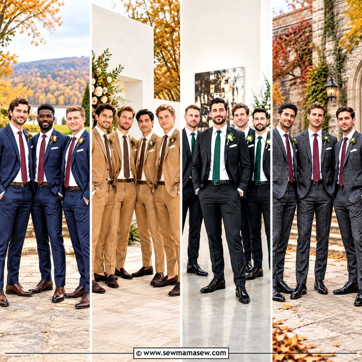 15 October Groomsmen Attire Ideas for a Dapper Fall Party