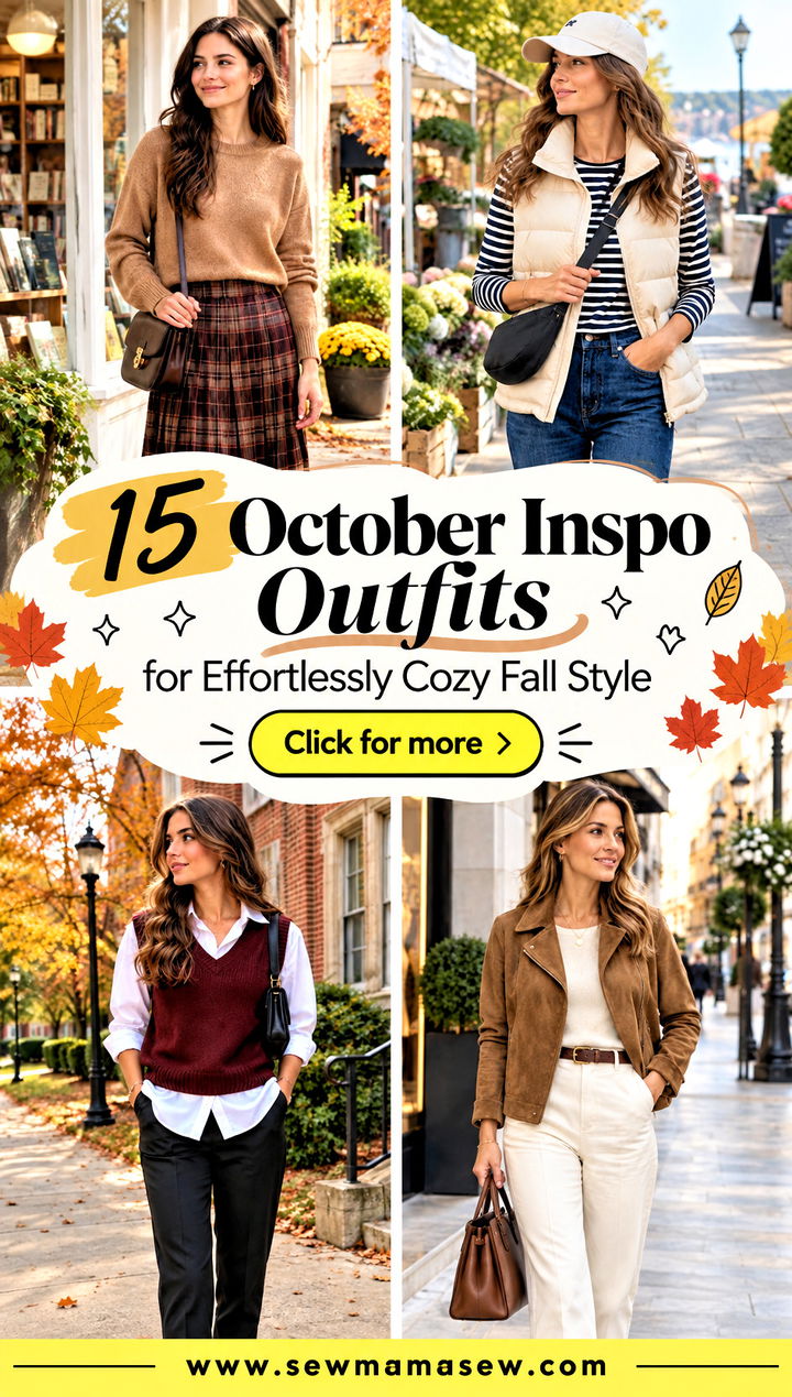 15 October Inspo Outfits for Effortlessly Cozy Fall Style - 15 October Inspo Outfits for Effortlessly Cozy Fall Style