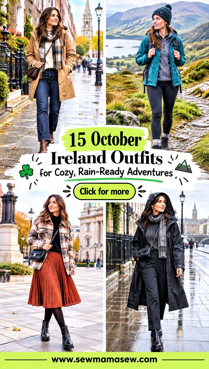 15 October Ireland Outfits for Cozy Rain-Ready Adventures - 15 October Ireland Outfits for Cozy, Rain-Ready Adventures