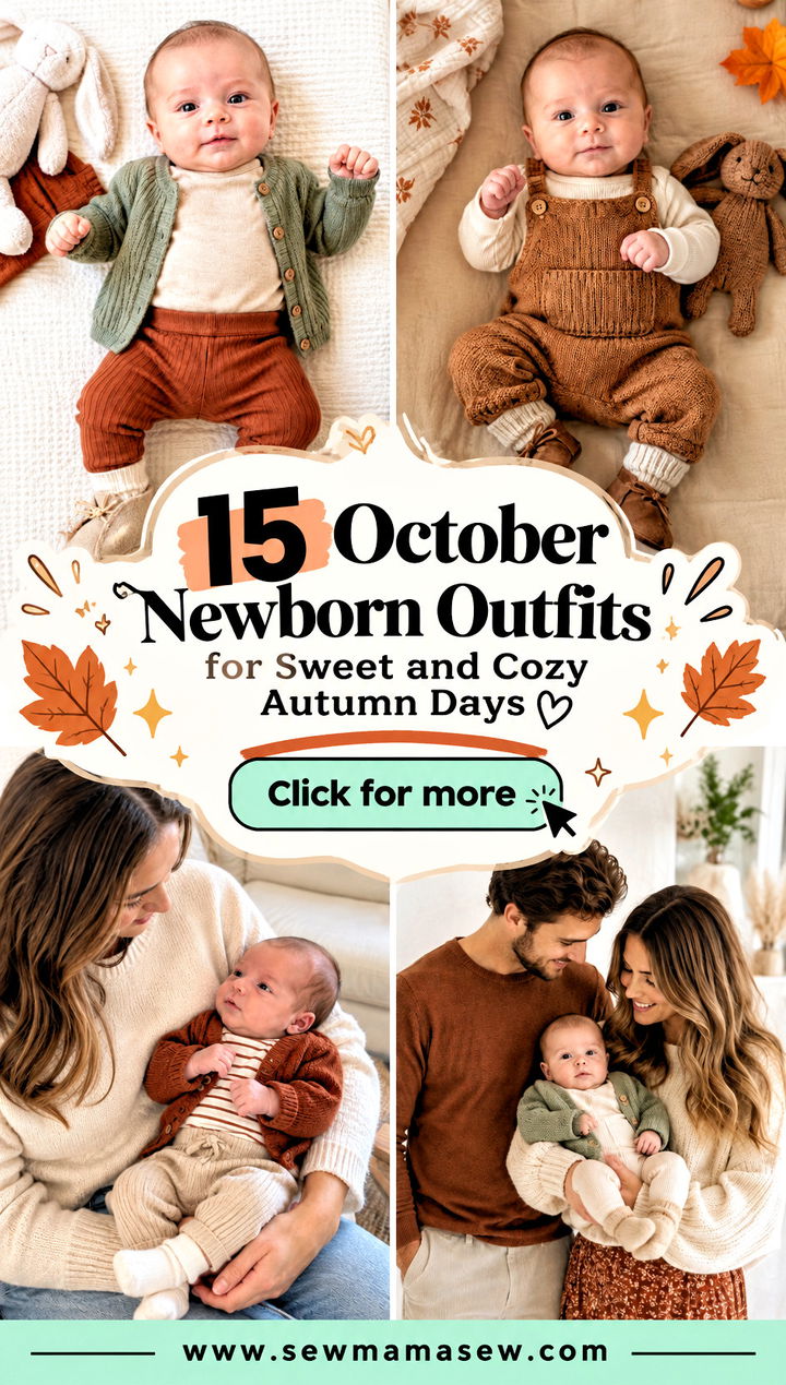 15 October Newborn Outfits for Sweet and Cozy Autumn Days - 15 October Newborn Outfits for Sweet and Cozy Autumn Days