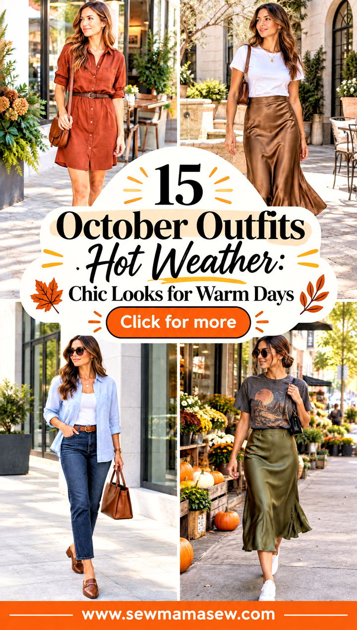 15 October Outfits Hot Weather Chic Looks for Warm Days - 15 October Outfits Hot Weather: Chic Looks for Warm Days