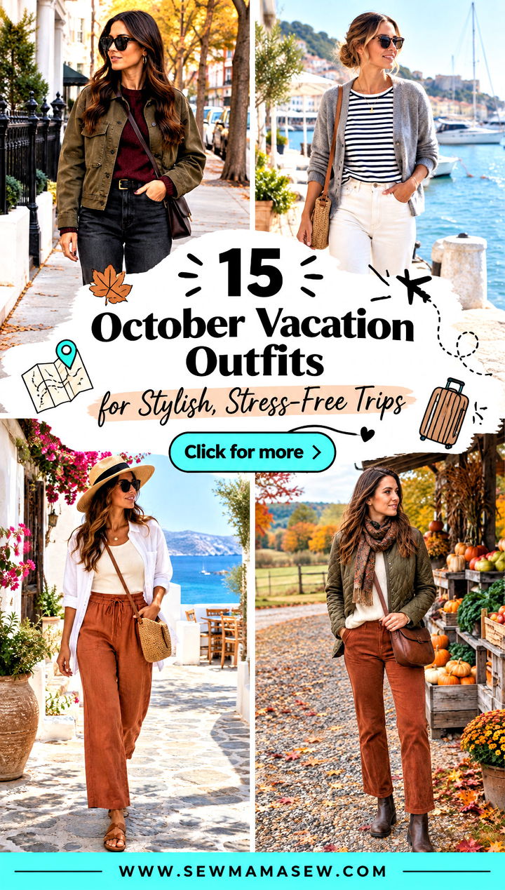15 October Vacation Outfits for Stylish Stress-Free Trips - 15 October Vacation Outfits for Stylish, Stress-Free Trips