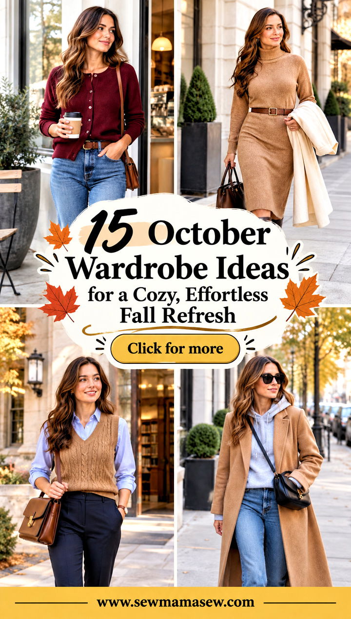 15 October Wardrobe Ideas for a Cozy Effortless Fall Refresh - 15 October Wardrobe Ideas for a Cozy, Effortless Fall Refresh