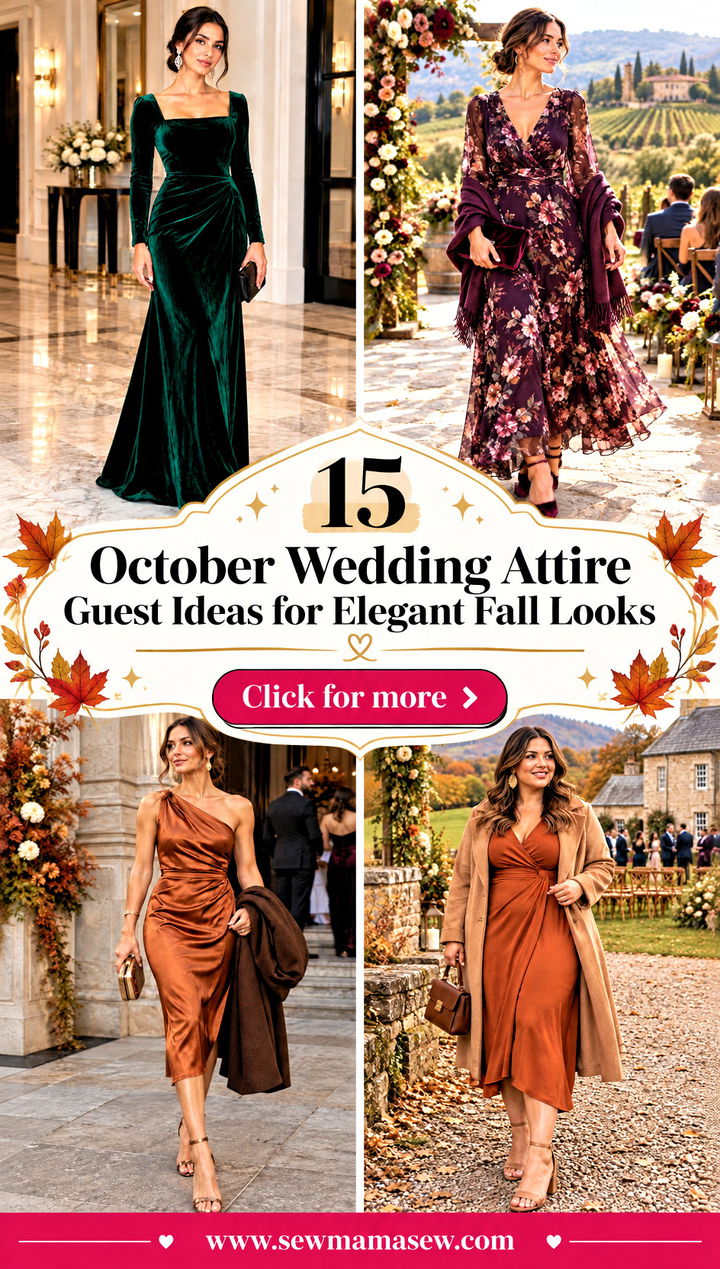 15 October Wedding Attire Guest Ideas for Elegant Fall Looks - 15 October Wedding Attire Guest Ideas for Elegant Fall Looks