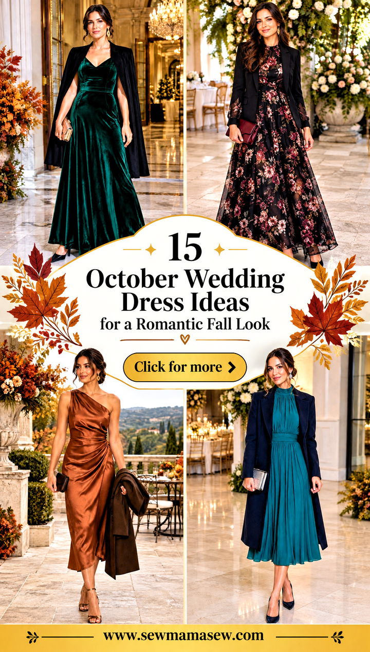 15 October Wedding Dress Ideas for a Romantic Fall Look - 15 October Wedding Dress Ideas for a Romantic Fall Look