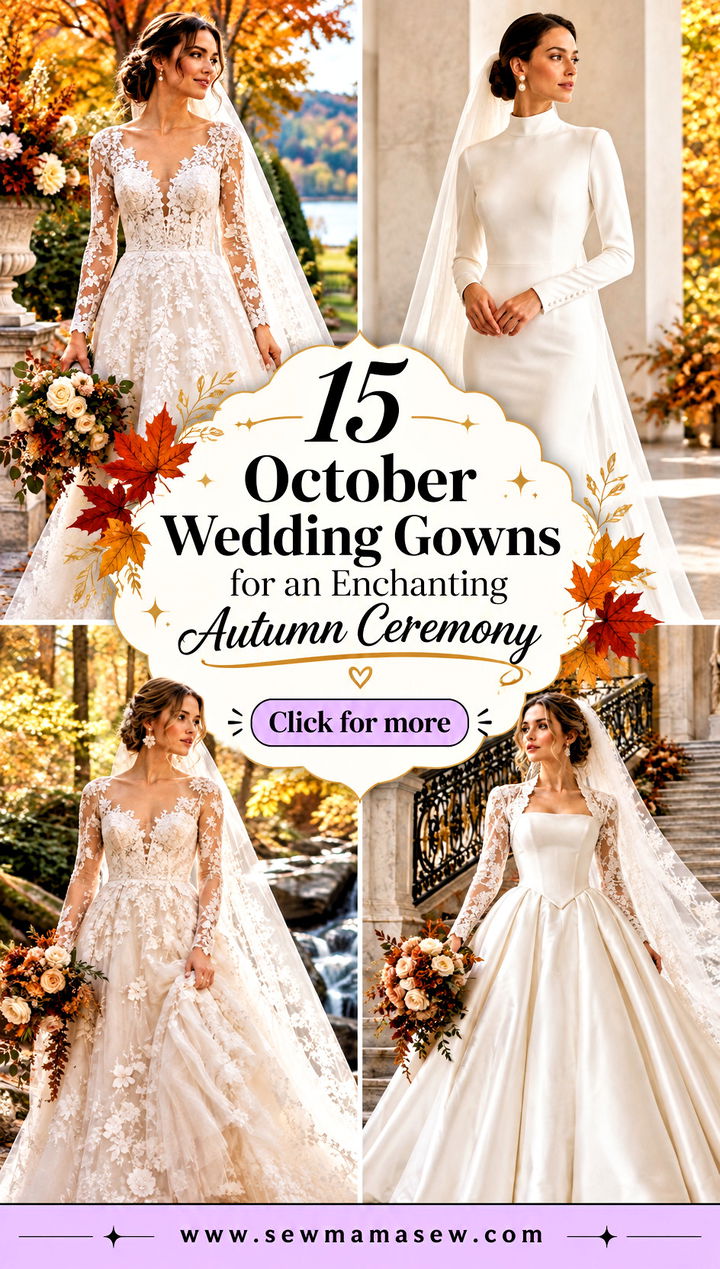 15 October Wedding Gowns for an Enchanting Autumn Ceremony - 15 October Wedding Gowns for an Enchanting Autumn Ceremony