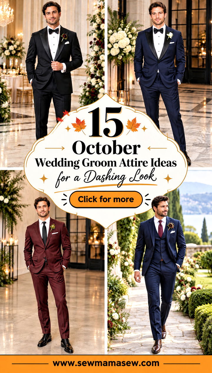 15 October Wedding Groom Attire Ideas for a Dashing Look - 15 October Wedding Groom Attire Ideas for a Dashing Look