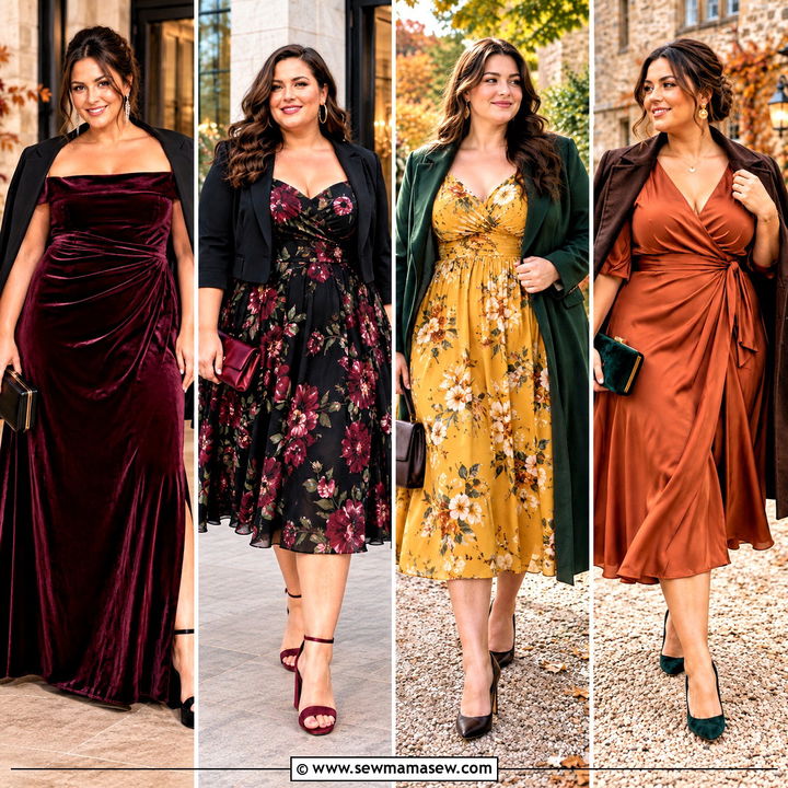 15 October Wedding Guest Dress Ideas for Plus Size: Chic Picks