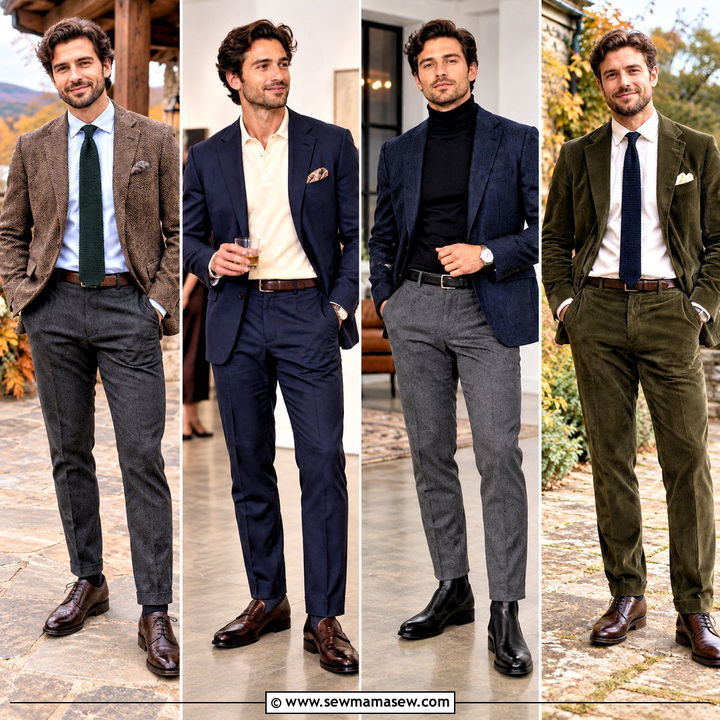 15 October Wedding Guest Outfits for Men: Sharp Fall Looks