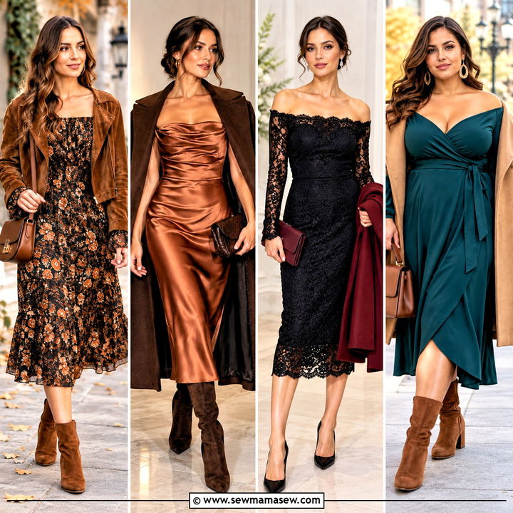 15 Off the Shoulder Fall Dress Ideas for Cozy Date Nights