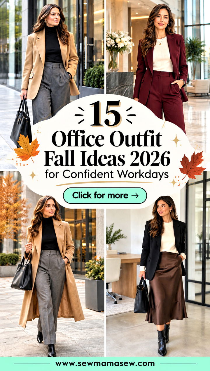 15 Office Outfit Fall Ideas 2026 for Confident Workdays - 15 Office Outfit Fall Ideas 2026 for Confident Workdays