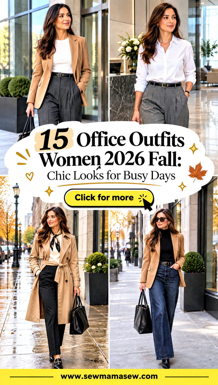 15 Office Outfits Women 2026 Fall Chic Looks for Busy Days - 15 Office Outfits Women 2026 Fall: Chic Looks for Busy Days
