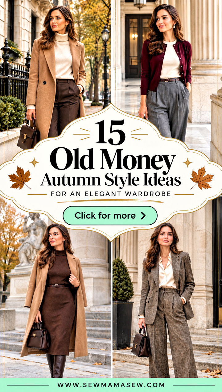 15 Old Money Autumn Style Ideas for an Elegant Wardrobe - 15 Old Money Autumn Style Ideas for an Elegant Wardrobe