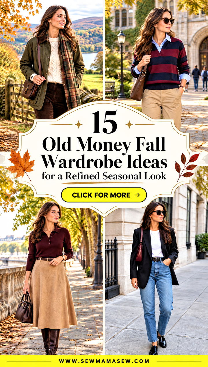 15 Old Money Fall Wardrobe Ideas for a Refined Seasonal Look - 15 Old Money Fall Wardrobe Ideas for a Refined Seasonal Look