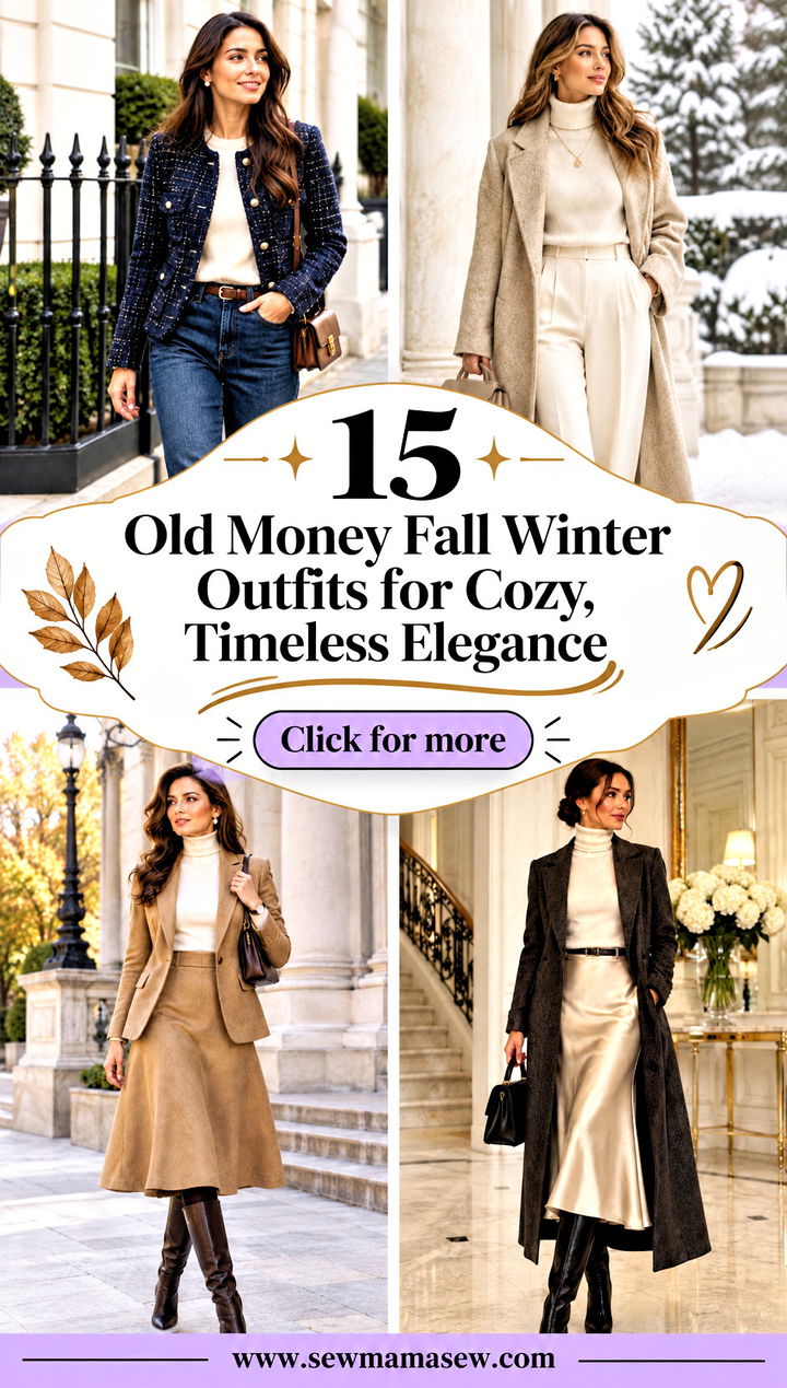 15 Old Money Fall Winter Outfits for Cozy Timeless Elegance - 15 Old Money Fall Winter Outfits for Cozy, Timeless Elegance