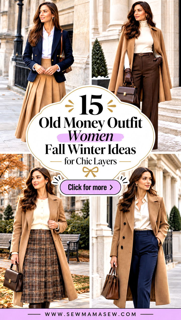 15 Old Money Outfit Women Fall Winter Ideas for Chic Layers - 15 Old Money Outfit Women Fall Winter Ideas for Chic Layers