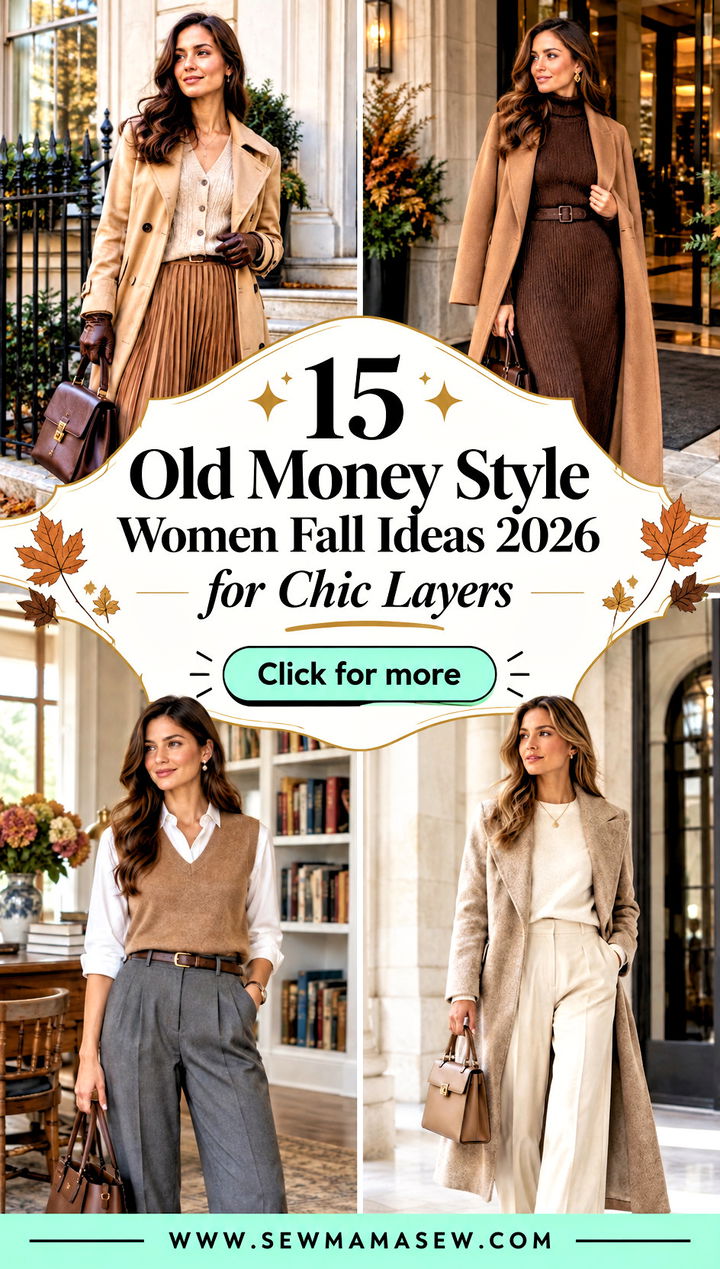 15 Old Money Style Women Fall Ideas 2026 for Chic Layers - 15 Old Money Style Women Fall Ideas 2026 for Chic Layers